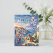 Hydra Griekenland Briefkaart (Staand voorkant)