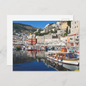 Hydra heeft zeker de meest picturestische haven in briefkaart (Voorkant / Achterkant)