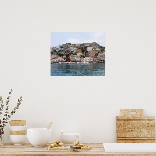 Hydra Island Greece Poster (Keuken)