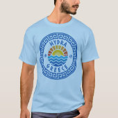 Hydra Island, Griekenland - Lichtblauw Mannen T-shirt (Voorkant)