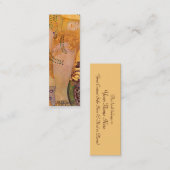 Hydra Mermaids  Bladwijzer van Gustav Klimt Mini Visitekaartje (Voorkant / Achterkant)