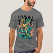 Hydra Monster Mythical Griekenland T-shirt (Voorkant)