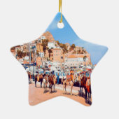 HYDRA - muilkorven in de haven Keramisch Ornament (Achterkant)