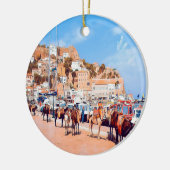 HYDRA - muilkorven in de haven Keramisch Ornament (Links)