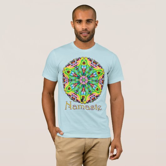 Hydra Namaste Kaleidoscoop T-shirt (Voorkant volledig)