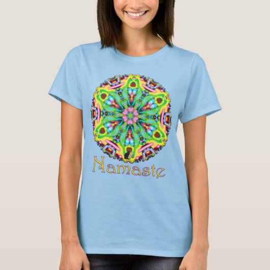 Hydra Namaste Kaleidoscope T-shirt (Voorkant)