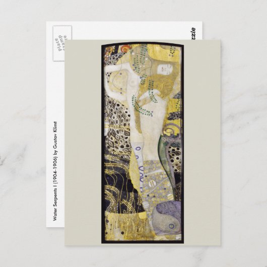 Hydra (ook bekend als Water Serpents I) van Gustav Briefkaart (Voorkant / Achterkant)