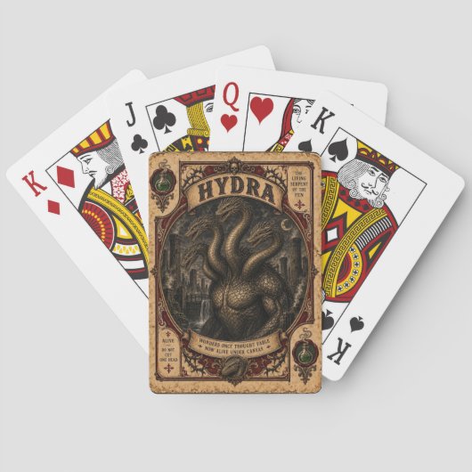 Hydra, Oude Circus Monsters Pokerkaarten (Achterkant)