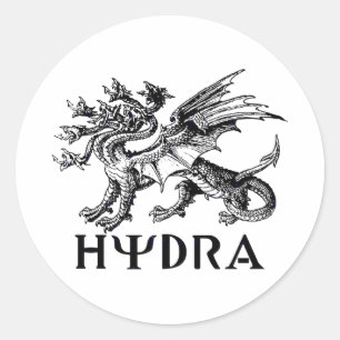 Hydra Ronde Sticker