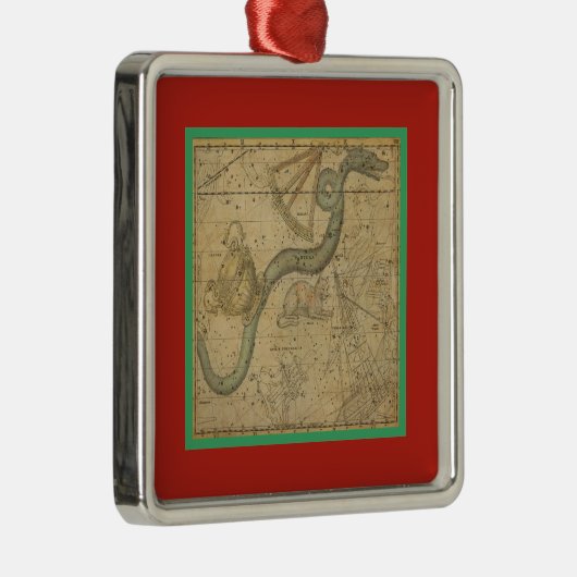 Hydra  sterrenbeeld metalen ornament (Rechts)