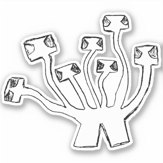 Hydra van Declan Sticker (Voorkant)