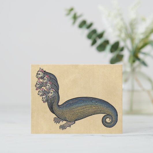 Hydra Zee Serpent Briefkaart (Staand voorkant)