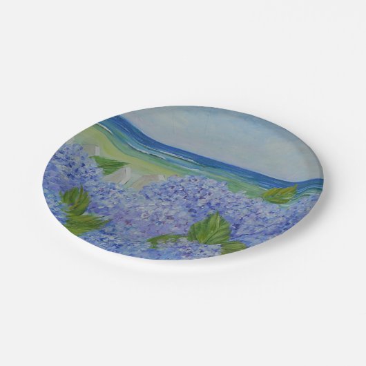 Hydrang door het Bord Zee papier (Gekanteld)