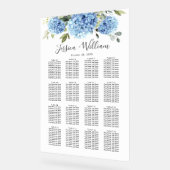 Hydrangea 16 Tafels Zitplaatsen GRAFIEK Acryl Teke Bord (Hoek)