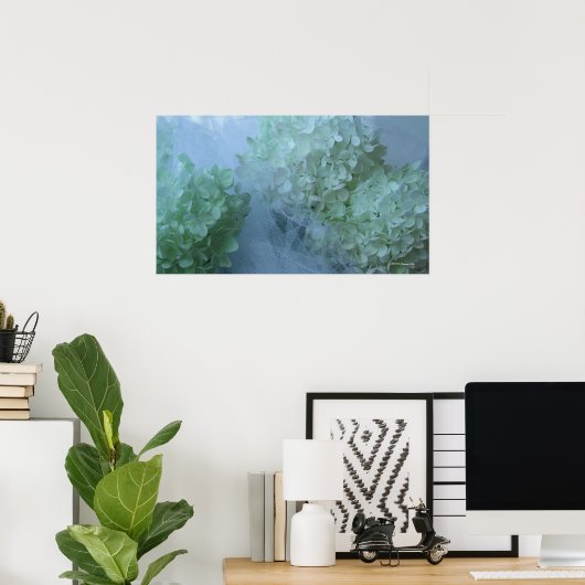 Hydrangea 19 poster (Thuiskantoor)