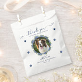 Hydrangea 1 foto aangepaste huisdier bruiloft hond bedankzakje (Geknipt)