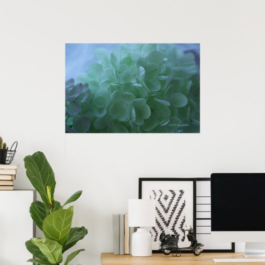 hydrangea 1 poster (Thuiskantoor)