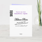 Hydrangea 2385 in vase- pas elke keer aan kaart (Achterkant)