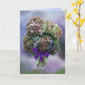 Hydrangea 2385 in vase- pas elke keer aan kaart (Gele Bloem)