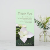 Hydrangea 2 Aangepast sympathie Dank u wel Bedankkaart (Staand voorkant)