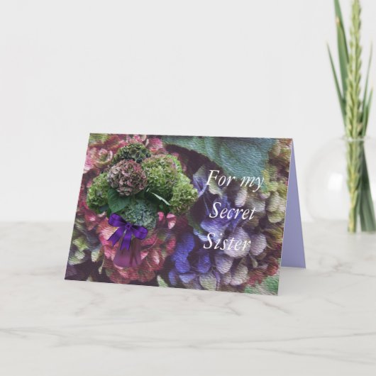 Hydrangea 5414- voor elke gelegenheid kaart (Voorkant)