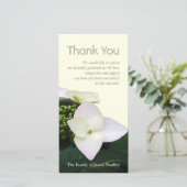 Hydrangea 6 Aangepast sympathie Dank u wel Bedankkaart (Staand voorkant)