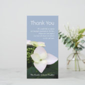 Hydrangea 7 Aangepast sympathie Dank u wel Bedankkaart (Staand voorkant)