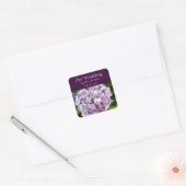 Hydrangea Aangepaste Bruiloft Stickers (Envelop)