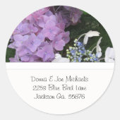 Hydrangea Adres Stickers (Voorkant)