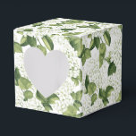 Hydrangea Afdrukfeest Vertraging Box Bedankdoosjes<br><div class="desc">Feestvoordeeldoos is afgebeeld met een witte hortensia bloemenprint. Pas dit object aan of koop het object zoals het is. Tip: voeg gewoon je geweldige traktaties toe en voeg wat feestelijk lint toe. Afbeelding onder licentie</div>