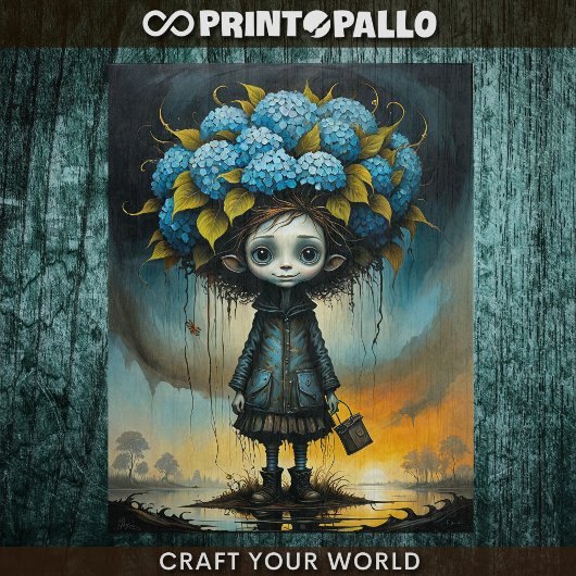 Hydrangea alien boy -  tissuepapier