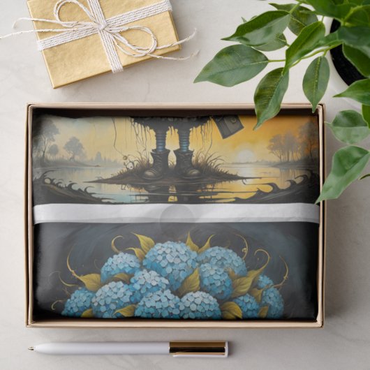 Hydrangea alien jongen - tissuepapier (Geschenk)