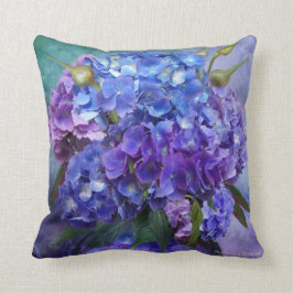 Hydrangea Art Designer Pillow Kussen
