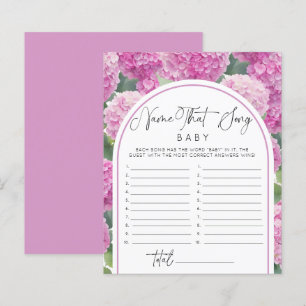 Hydrangea Baby shower Naam Song Games