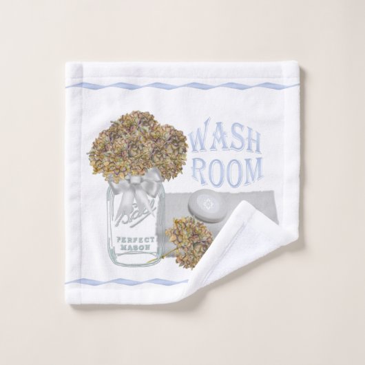 Hydrangea Bathroom Collectie Bad Handdoek (Wasdoekje)