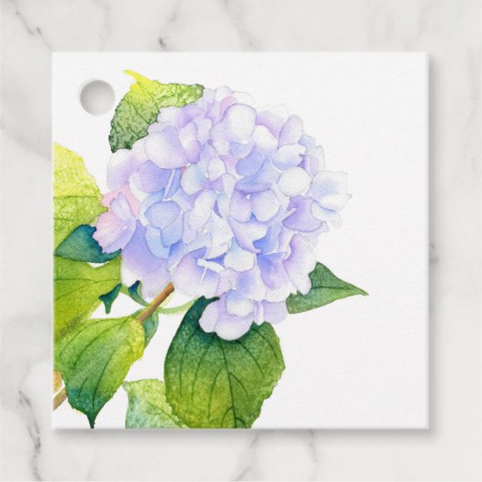 Hydrangea Bedankjes Labels (Voorkant)