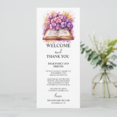 Hydrangea Bedankt Card voor Desk Notes Feestdagenkaart (Staand voorkant)