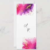 Hydrangea Bedankt Card voor Desk Notes Feestdagenkaart (Achterkant)