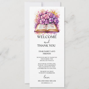 Hydrangea Bedankt Card voor Desk Notes Feestdagenkaart