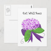 Hydrangea Beterschap Briefkaart (Voorkant / Achterkant)