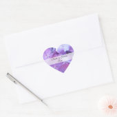 Hydrangea Bewaar de datum Bruiloft Stickers (Envelop)