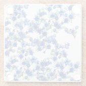 Hydrangea (BGC transparant) Glazen Onderzetter (Achterkant)