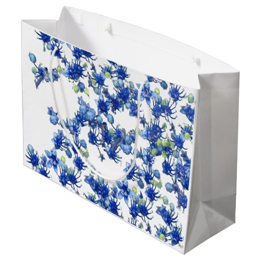 Hydrangea BGC transparant Groot Cadeauzakje (Achterkant Gekanteld)