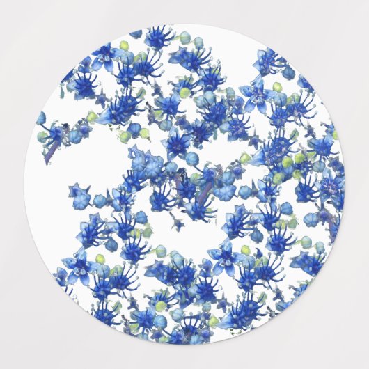 Hydrangea (BGC transparant) Labels (Design 2)