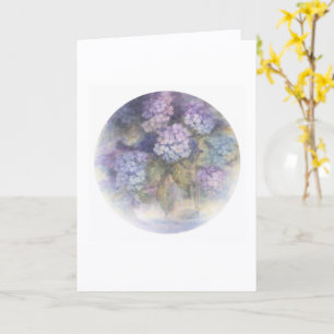 Hydrangea Blank Card Elegante Bloemige Notitie Kaart