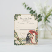 Hydrangea Blessing Uitnodiging Briefkaart (Staand voorkant)