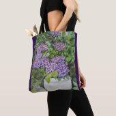Hydrangea Bloem Boodschappentas Tote Bag (Dichtbij)