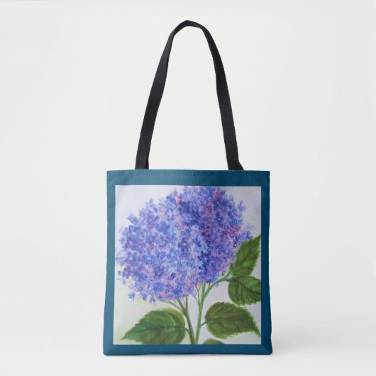 Hydrangea Bloem Boodschappentas Tote Bag (Voorkant)