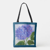Hydrangea Bloem Boodschappentas Tote Bag (Achterkant)