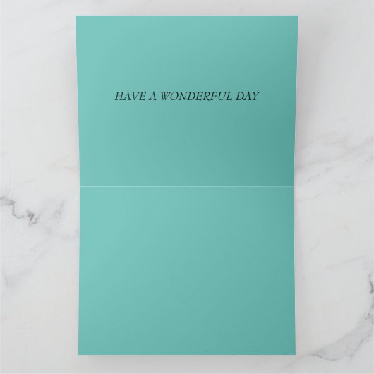 HYDRANGEA BLOEM GELUKKIGE VERJAARDAG KAART (Binnen)